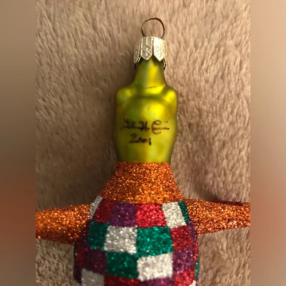Slavic Treasures “Frog Astaire” ornament